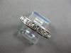 .88CT DIAMOND 14K WHITE GOLD ROUND CHANNEL SEMI ETERNITY COMFORT FIT RING #27992