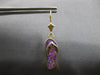 AAA MULTI COLOR OPAL 14KT 2 TONE GOLD SLIPPER LEVERBACK HANGING EARRINGS #27899