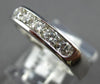 .50CT DIAMOND 14KT WHITE GOLD 3D ROUND 5 STONE CHANNEL WEDDING ANNIVERSARY RING
