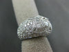 ESTATE 5.18CT ROUND & BAGUETTE DIAMOND 18K WHITE GOLD 3D INFINITY LOVE KNOT RING