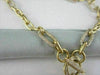 ANTIQUE 18KT DIAMOND & CITRINE DESIGNER DROP NECKLACE