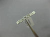 ESTATE .19CT DIAMOND 14K WHITE GOLD FILIGREE SQUARE HEART SHAPE ANNIVERSARY RING