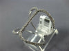 ESTATE LARGE .39CT DIAMOND 14KT WHITE GOLD 3D CLASSIC LOVE KNOT BAR FUN RING