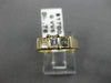 ANTIQUE .76CT ASSCHER CUT DIAMOND 14KT YELLOW GOLD PAST PRESENT FUTURE RING #112