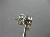ESTATE .75CT ROUND DIAMOND 14KT WHITE GOLD CLASSIC OVAL DROP EARRINGS #15150