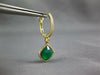 5.3CT DIAMOND & AAA AGOT 14KT YELLOW GOLD HALO SQUARE LEVERBACK HANGING EARRINGS