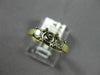 ESTATE .31CT DIAMOND 14KT 2 TONE GOLD 3 STONE SEMI MOUNT ENGAGEMENT RING #18588