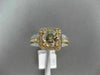 2.54CT WHITE & CHOCOLATE FANCY DIAMOND 18KT WHITE & ROSE GOLD 3D ENGAGEMENT RING