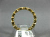 ESTATE .59CT DIAMOND 14K YELLOW GOLD FILIGREE MILGRAIN ETERNITY ANNIVERSARY RING