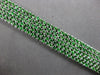 EXTRA LARGE 15.57CT AAA TSAVORITE 18KT WHITE GOLD 3D MULTI ROW TENNIS BRACELET