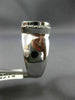 ESTATE WIDE .70CT DIAMOND 18K WHITE GOLD 3D OVAL CLUSTER COCKTAIL RING #17667