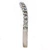 .26CT DIAMOND 18KT WHITE GOLD 3D CLASSIC ROUND V SHAPE WEDDING ANNIVERSARY RING