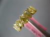 WIDE 3.20CT FANCY YELLOW DIAMOND 18KT YELLOW GOLD 3D PEAR SHAPE ANNIVERSARY RING