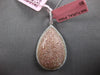 EXTRA LARGE 1.95CT WHITE & PINK DIAMOND 18KT WHITE & ROSE GOLD TEAR DROP PENDANT