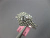.95CT DIAMOND 18KT WHITE GOLD 3D HEART SHAPE & ROUND DOUBLE HALO ENGAGEMENT RING