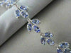 ANTIQUE 14KT WHITE 8.81CTW DIAMOND & TANZANITE BRACELET