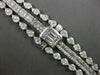 EXTRA LARGE 16.43CT DIAMOND 18KT WHITE GOLD MULTI SHAPE ROYAL COCKTAIL BRACELET