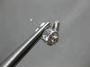 ESTATE .36CT DIAMOND 18KT WHITE GOLD FLOWER CLUSTER HUGGIE POST EARRINGS #21306