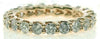 2.18CT LIGHT PINK DIAMOND 18KT ROSE GOLD ROUND ETERNITY LUCIDA ANNIVERSARY RING