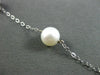 ESTATE AAA PEARL 14KT WHITE GOLD PEARL BY THE YARD DIAMOND CUT NECKLACE #24949