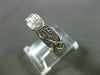 ESTATE .50CT DIAMOND 18KT WHITE GOLD 3D ETERNITY WEDDING ANNIVERSARY RING #6355