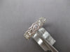 ESTATE .90CT DIAMOND 18KT WHITE GOLD 3D CLASSIC 7 STONE HALO ANNIVERSARY RING