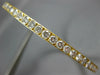 ESTATE LARGE 6.50CT DIAMOND 18KT YELLOW GOLD 3D ETERNITY BANGLE CUFF BRACELET