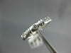 .24CT DIAMOND 14KT WHITE GOLD 3D ETERNITY ETOILE WEDDING ANNIVERSARY RING #2043