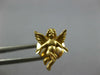 ESTATE 14KT YELLOW GOLD 3D HANDCRAFTED CLASSIC DIAMOND CUT ANGEL PIN #26996