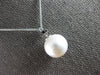 .06CT DIAMOND & AAA SOUTH SEA PEARL 14KT WHITE GOLD FLOWER TRILLION FUN PENDANT