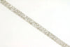 ESTATE 2.70CT DIAMOND 14KT WHITE GOLD 3D ROUND CLASSIC 2 ROW TENNIS BRACELET