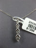 ESTATE .33CT DIAMOND 14KT WHITE GOLD 3D CLASSIC JOURNEY LOVE FLOATING PENDANT