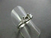 ESTATE .28CT DIAMOND 14KT W GOLD 3 STONE LUCIDA SEMI MOUNT ENGAGEMENT RING #722