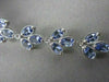 ANTIQUE 14KT WHITE 8.81CTW DIAMOND & TANZANITE BRACELET