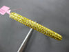 WIDE 2.95CT INTENSE FANCY YELLOW DIAMOND 18KT YELLOW GOLD MULTI BANGLE BRACELET