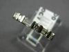 ESTATE .50CT ROUND & BAGUETTE DIAMOND 14KT WHITE GOLD ANNIVERSARY RING #18583