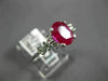 ESTATE 1.60CT DIAMOND & AAA OVAL CUT RUBY 14KT ROSE GOLD CLASSIC ENGAGEMENT RING