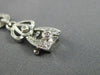 ESTATE WIDE & LONG .52CT DIAMOND 18KT WHITE GOLD ETOILE MILGRAIN TENNIS BRACELET