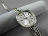 ANTIQUE .10CT OLD MINE DIAMOND 18K WHITE GOLD SQUARE ORTIN WATCH SHARP!! #18815