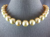 ESTATE EXTRA LARGE AAA GOLDEN SOUTH SEA PEARL CLASSIC LOVE NECKLACE