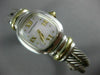 LARGE DAVID YURMAN 18K YELLOW GOLD & 925 STERLING SILVER MABE PEARL WATCH #26600