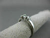 ESTATE .25CT ROUND DIAMOND 14KT WHITE GOLD SOLITAIRE SEMI BEZEL ENGAGEMENT RING