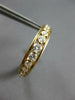 ESTATE 1.0CT DIAMOND 14KT YELLOW GOLD CLASSIC GRADUATING HOOP HANGING EARRINGS