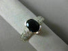 1.84CT DIAMOND & AAA OVAL SAPPHIRE 14K YELLOW GOLD 3D SEMI BEZEL ENGAGEMENT RING