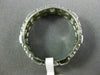 ANTIQUE WIDE 1.69CT DIAMOND PLATINUM 3D ETERNITY WEDDING ANNIVERSARY RING #21351