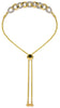 .40CT DIAMOND 14KT YELLOW GOLD CLASSIC CUBAN LOVE KNOT ADJUSTABLE LOVE BRACELET