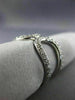 ESTATE WIDE .64CT DIAMOND 14KT WHITE GOLD 3D OPEN HUGS & KISSES FUN LOVE RING