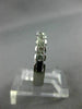 ESTATE .50CT DIAMOND 14KT WHITE GOLD 9 STONE SEMI BEZEL ETOILE ANNIVERSARY RING