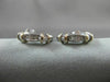 ESTATE .25CT BAGUETTE DIAMOND 14KT WHITE & YELLOW GOLD UMBRELLA EARRINGS #22505