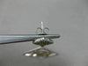 LARGE .74CT WHITE & FANCY YELLOW DIAMOND 14KT WHITE GOLD SQUARE HANGING EARRINGS